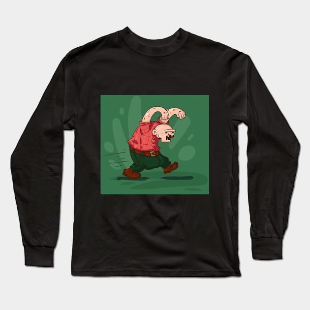 The Scarecrow is coming! Long Sleeve T-Shirt by Vi Davy